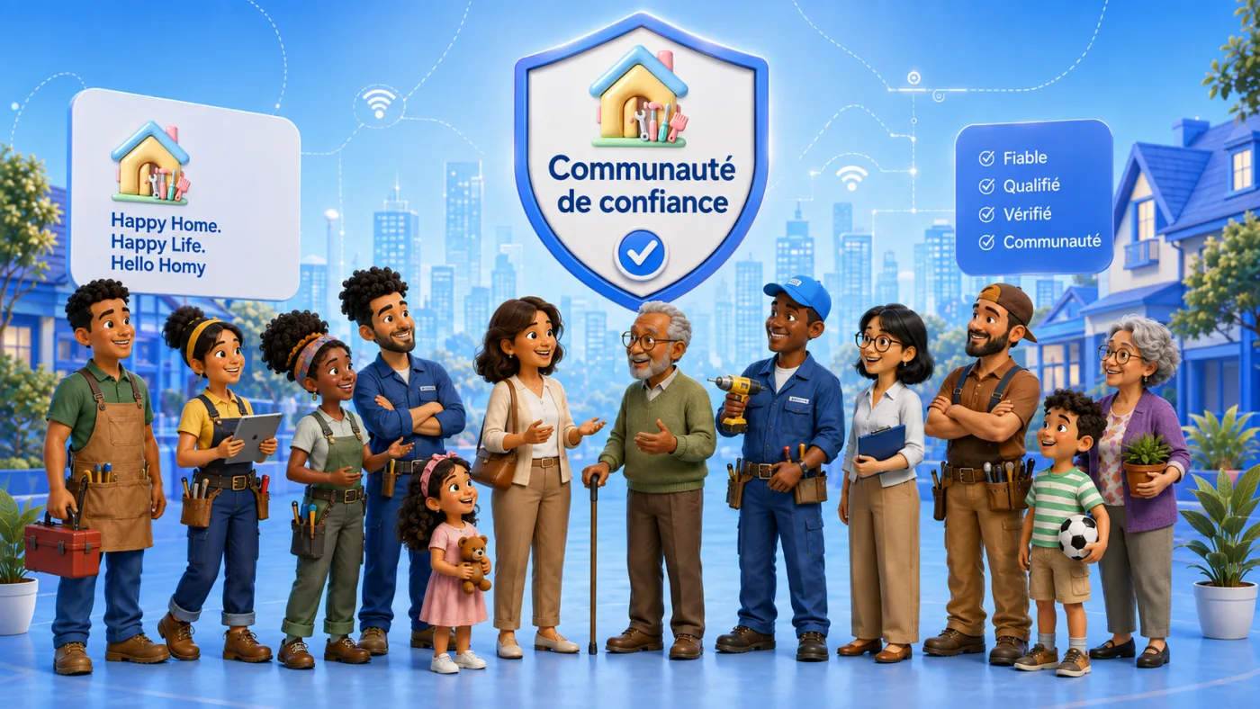 Univers HelloHomy et services à domicile